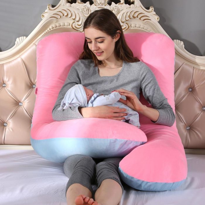 116x65cm Pregnant Pillow for Pregnant Women Cushion for Pregnant Cushions of Pregnancy Maternity Support Breastfeeding for 4