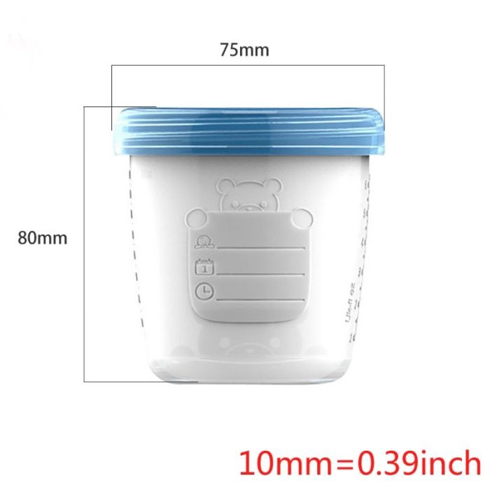 180ml Baby Breast Milk Storage Bottle Wide Caliber Baby and Newborn Food Freezing Container Powdered Nut 2