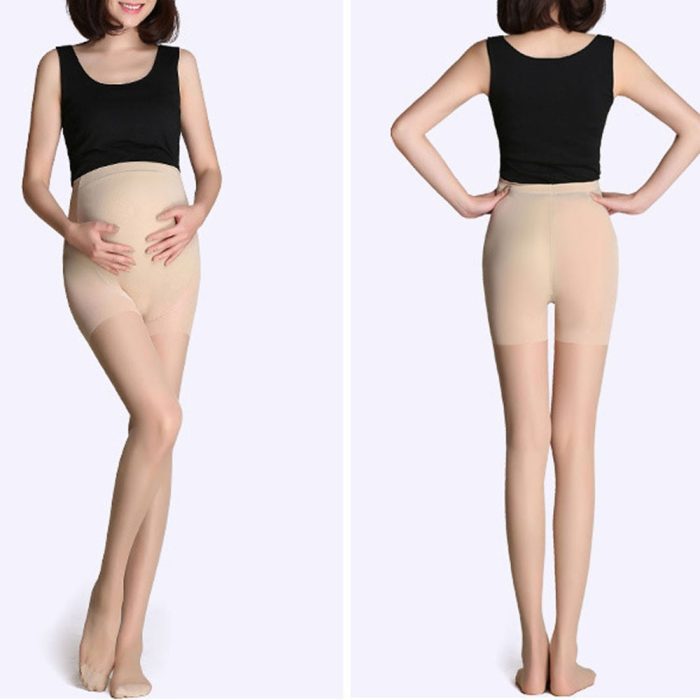 1pc Adjustable Maternity Leggings Pregnancy Clothes Maternity Pants Pregnant Women Pantyhose Silk Stockings Maternity Clothes 2