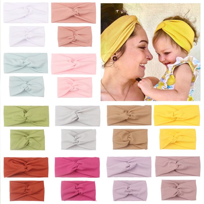 2pcs/set mom & daughter headband