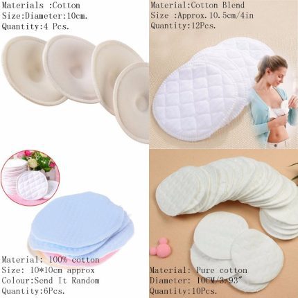 4 6 10 12PCS Washable Breathable Absorbency Breast Pads Anti overflow Maternity Nursing Pad Baby Feeding