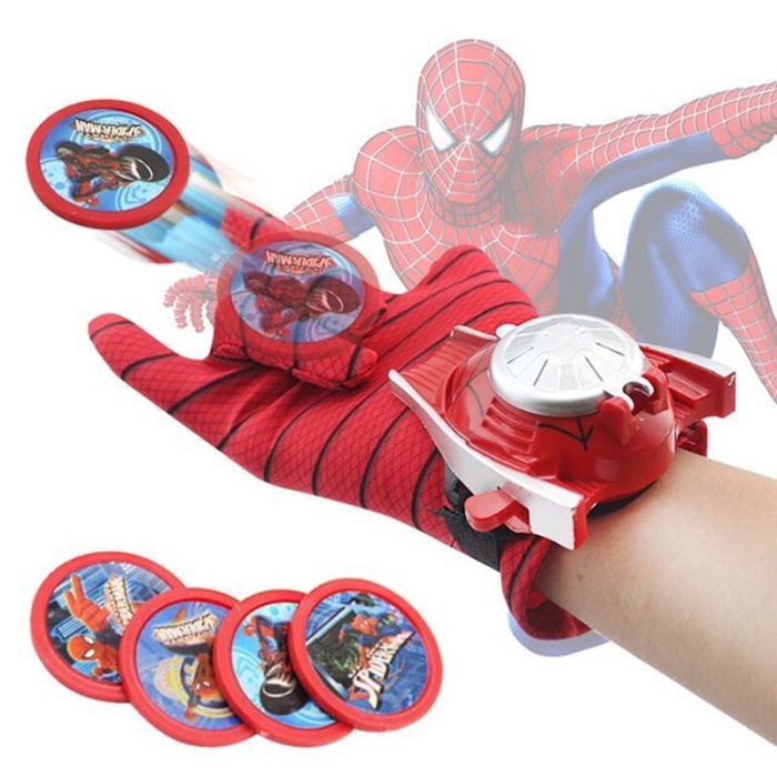 Avengers spiderman gloves wrist transmitter