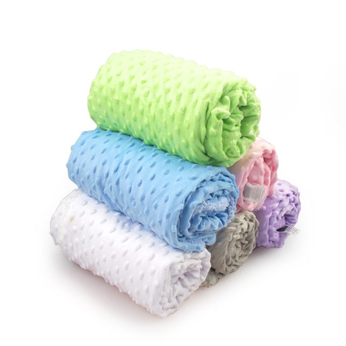 Baby Blanket Swaddling Newborn Thermal Soft Fleece Blanket Winter Solid Bedding Set Cotton Quilt Infant Bedding 1