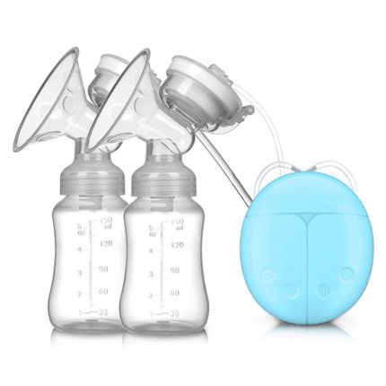 Double Bilateral Electric Breast Pump Milker Suction Large Automatic Massage Postpartum Milk Maker Bebes Accesorios 1