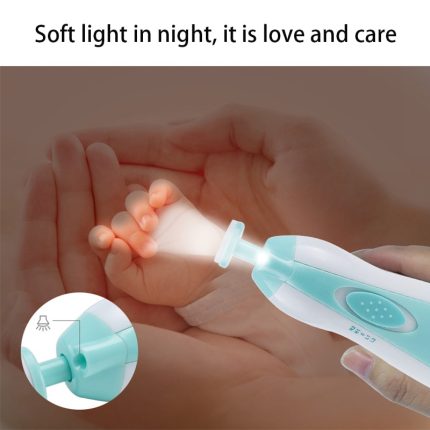 Electric Baby Nail Trimmer Kids Scissors Infant Nail Care Safe Nail Clipper Cutter For Newbron Nail 1