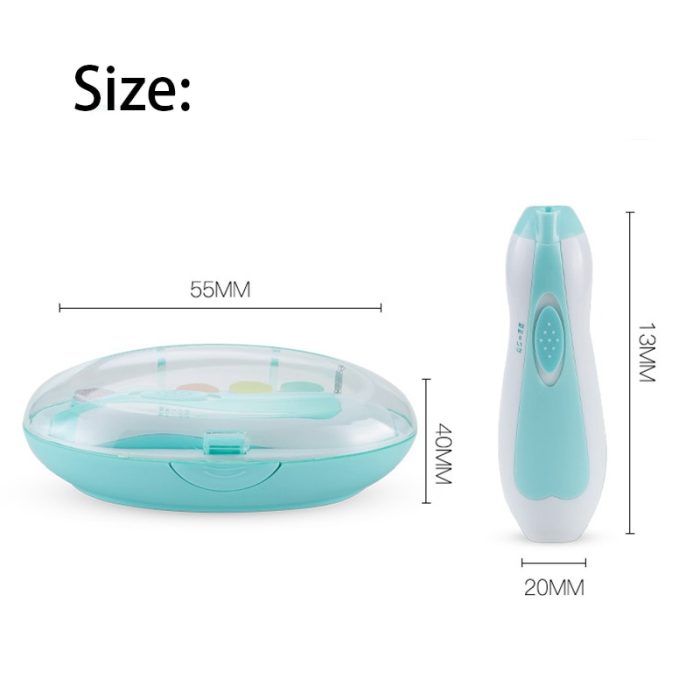 Electric Baby Nail Trimmer Kids Scissors Infant Nail Care Safe Nail Clipper Cutter For Newbron Nail 4