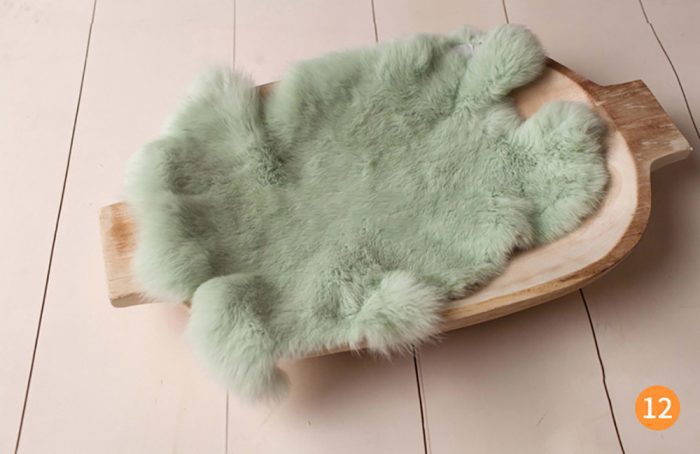 Rabbit fur for newborn  baby