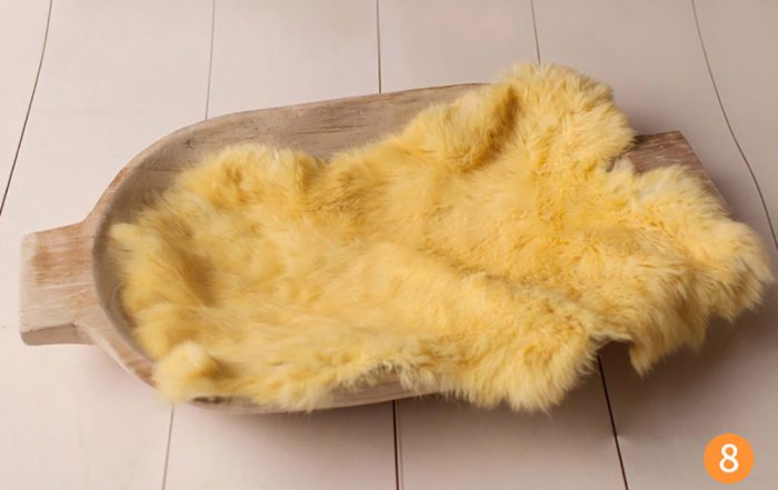 Rabbit fur for newborn  baby