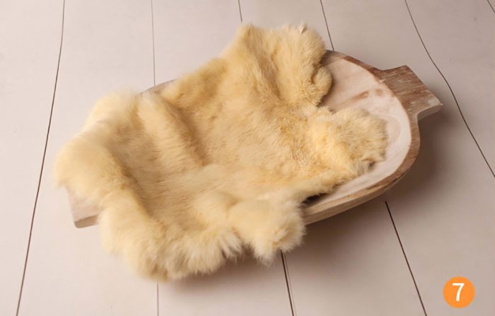 Rabbit fur for newborn  baby