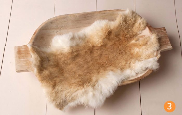 Rabbit fur for newborn  baby