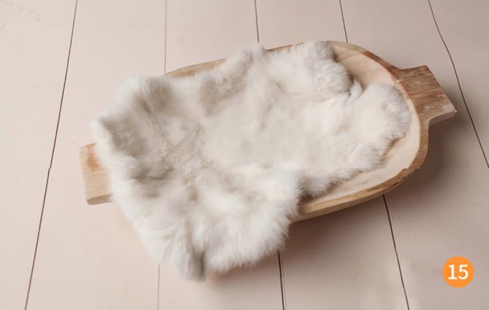 Rabbit fur for newborn  baby