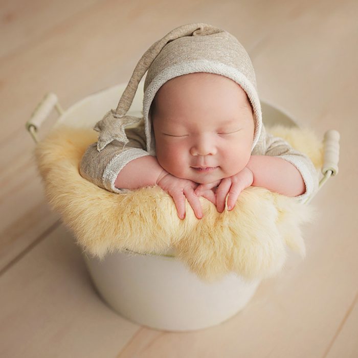 Rabbit fur for newborn  baby