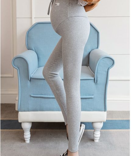 Maternity Pants Soft Slim Adjustable Waist Pregnant Women Leggings Pregnancy Clothes Pants Ropa Mujer Embarazada Premama 1
