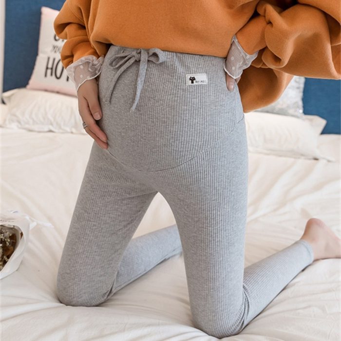 Maternity Pants Soft Slim Adjustable Waist Pregnant Women Leggings Pregnancy Clothes Pants Ropa Mujer Embarazada Premama