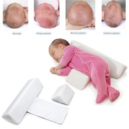 Newborn Baby Shaping Styling Pillow Anti rollover Side Sleeping Pillow Triangle Infant Baby Positioning Pillow For