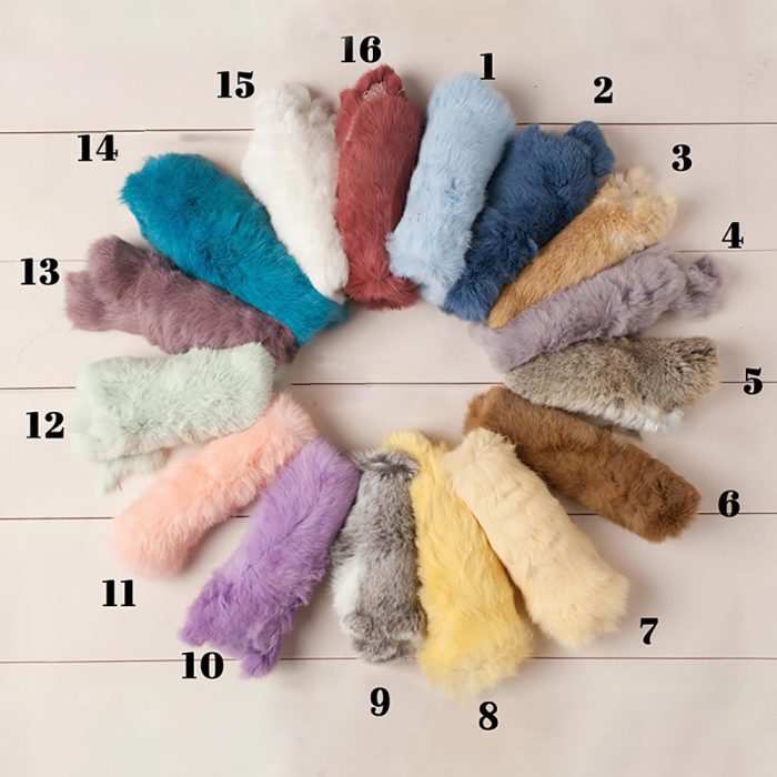 Rabbit fur for newborn  baby