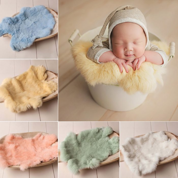 Rabbit fur for newborn  baby