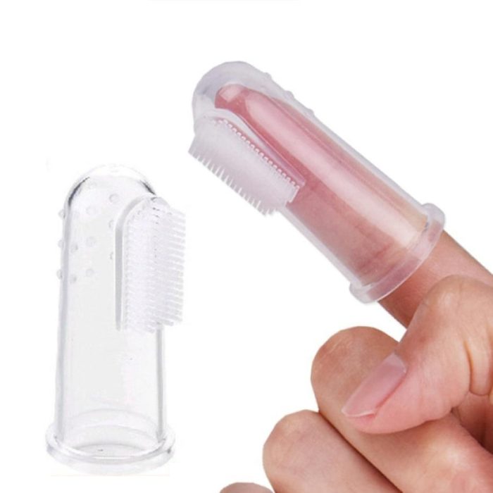 Silicon Toothbrush Box Baby Finger Toothbrush Children Teeth Clean Soft Silicone Infant Tooth Brush Rubber Cleaning 3