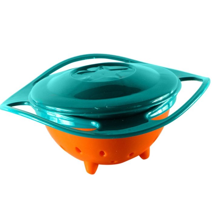 Universal Gyro Training Bowl Practical Design Children Rotary Balance Novelty 360 Degrees Rotate Spill Proof Baby 2