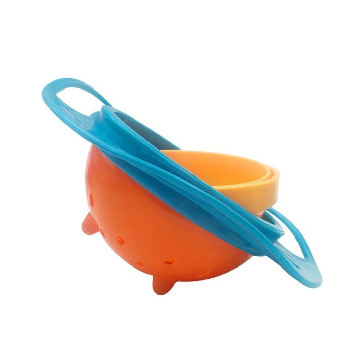 Universal Gyro Training Bowl Practical Design Children Rotary Balance Novelty 360 Degrees Rotate Spill Proof Baby 5