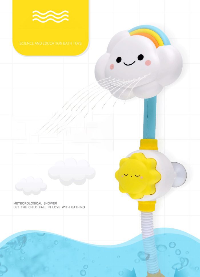 Cloud model baby shower faucet