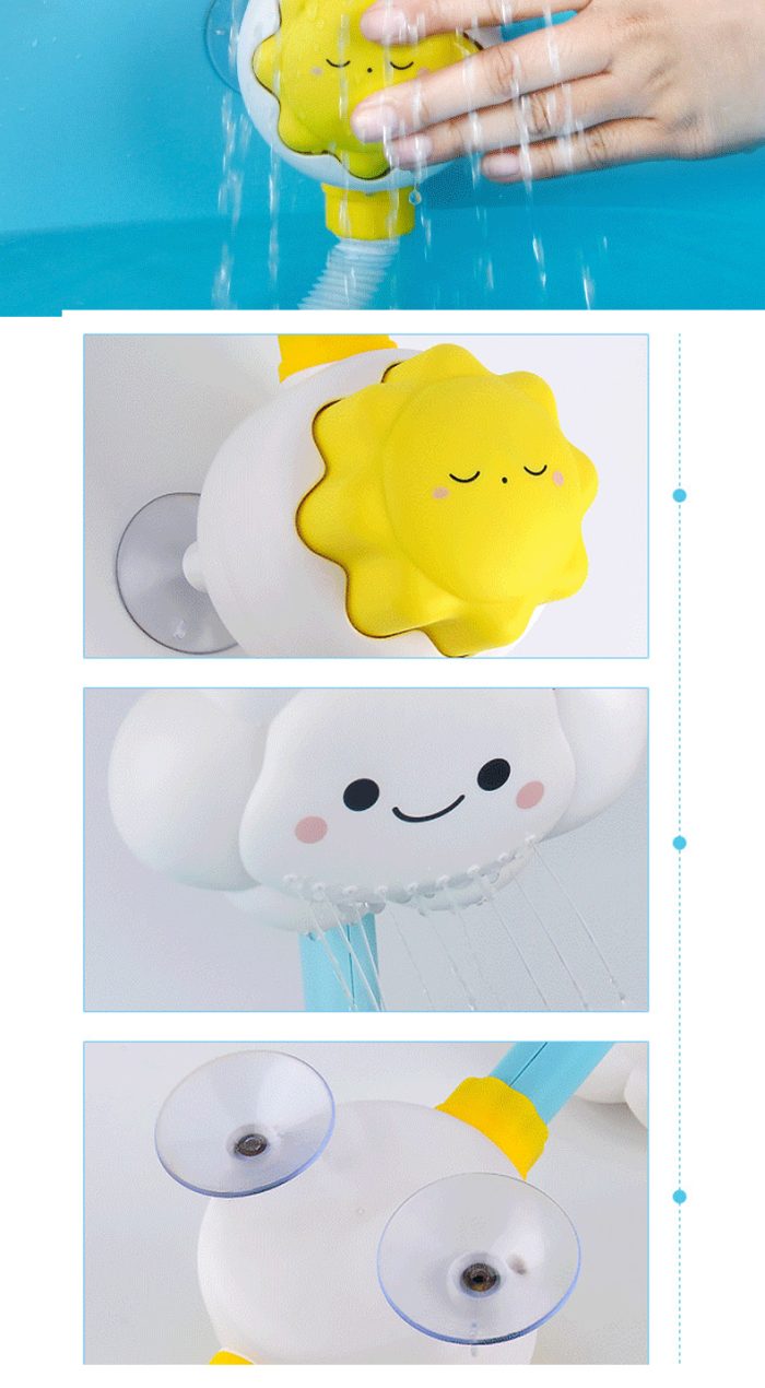 Cloud model baby shower faucet