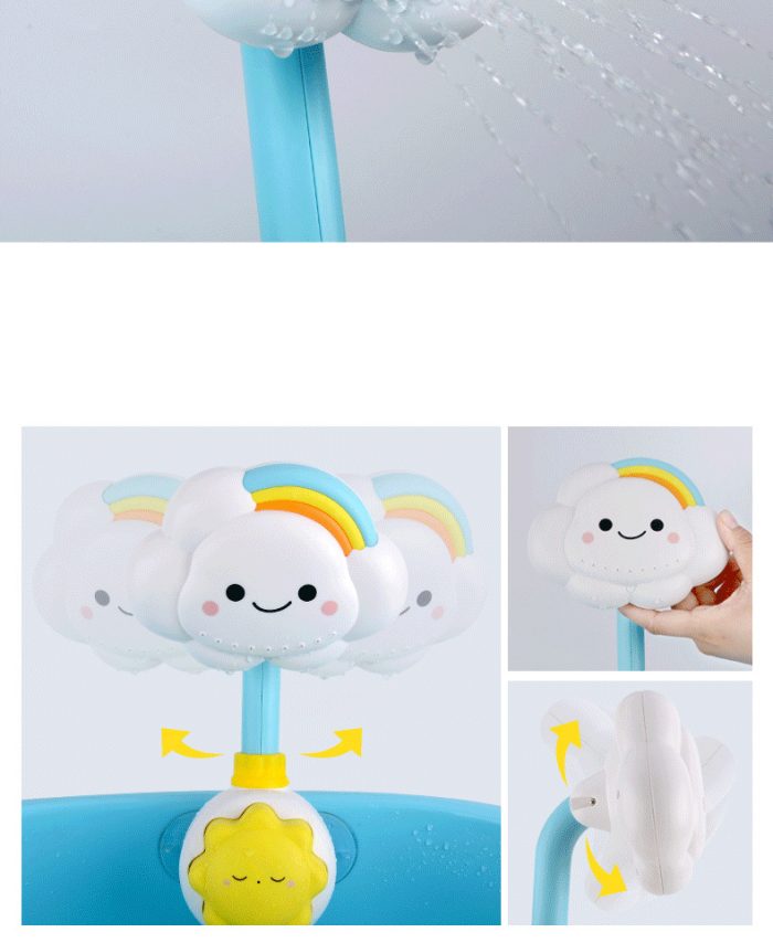 Cloud model baby shower faucet