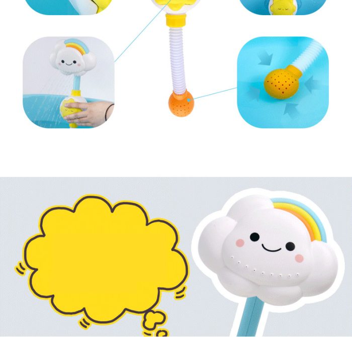 Cloud model baby shower faucet