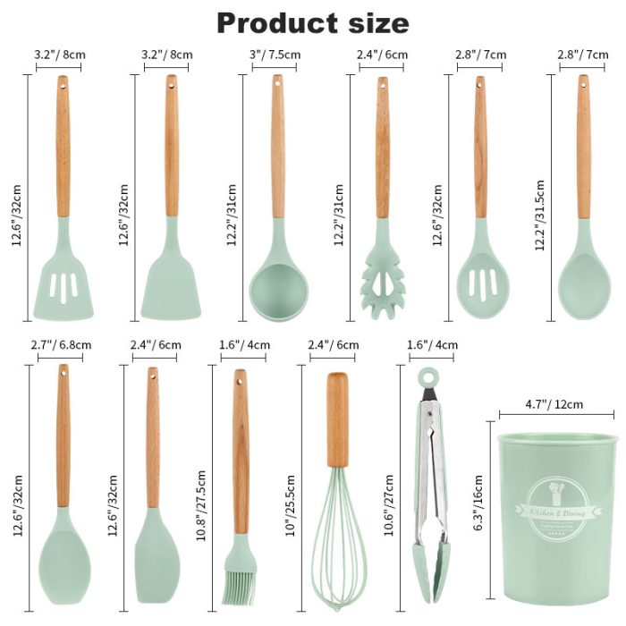 Eco-friendly spatula set