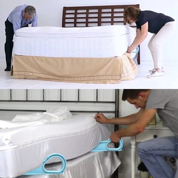 Ergonomic mattress lifter