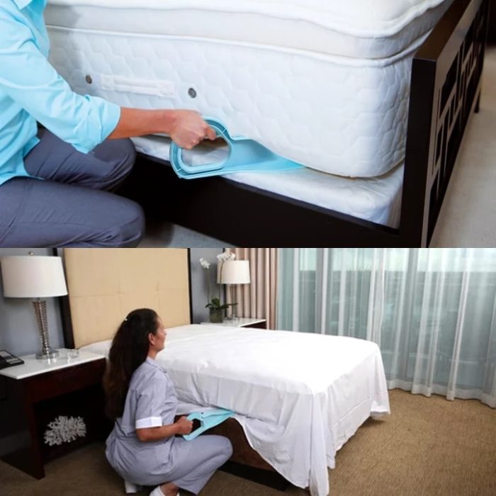 Ergonomic mattress lifter