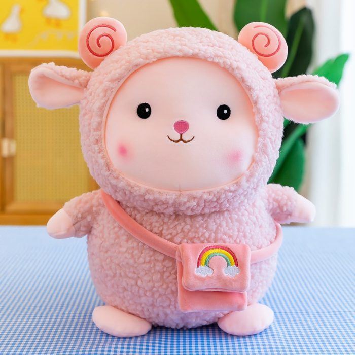 Rainbow wool plush squishy toy