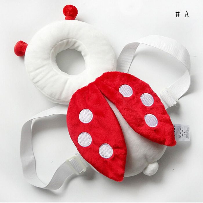 New Brand Cute Baby Infant Toddler Newborn Head Back Protector Safety Pad Harness Headgear Cartoon Baby